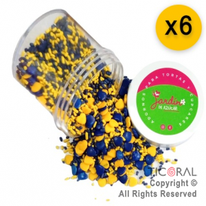 MULTIFORMAS MIX BOCA JUNIORS 75 GR X 6